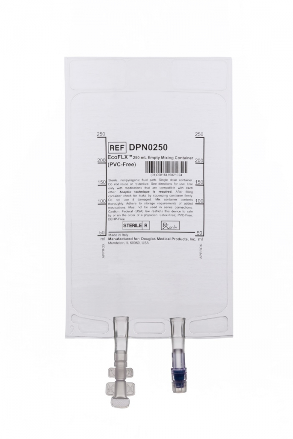 Empty 250ml Sterile Needle-Free IV Bags used for Chemotherapy