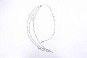 36inch 3-Lead Male Empty IV Bag Connector Set with Vented Spikes