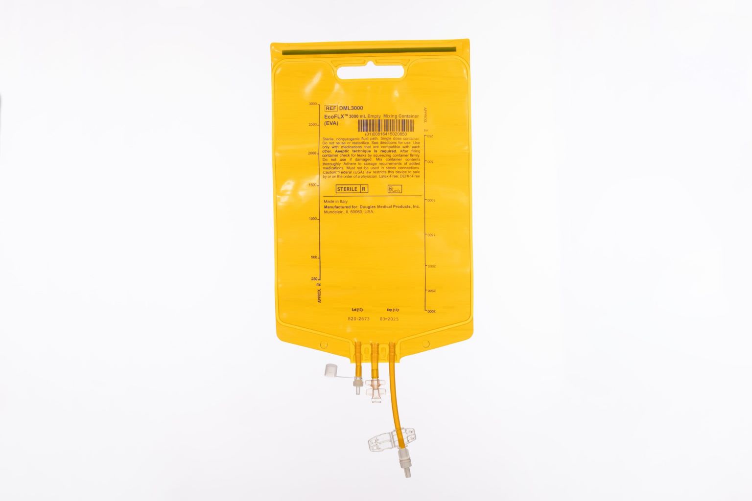 Empty EVA IV Sterile Bags used for Chemotherapy