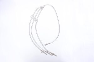 36inch 3-Lead Male Empty IV Bag Connector Set with Vented Spikes