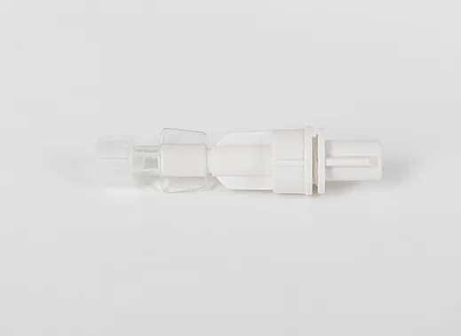 Empty IV Bag Port Male-to-Female Connector with a Standard ISO Luer
